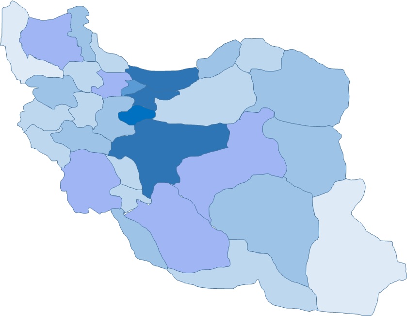 نقشه پراکندگی مراکز نصب